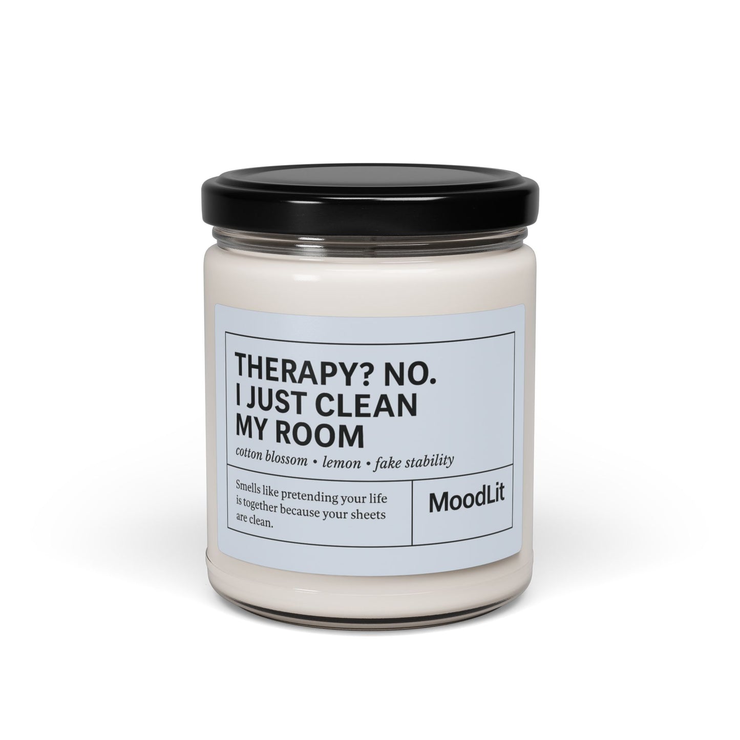 "Therapy? No. I Just Clean My Room"